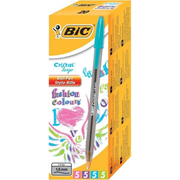 BIC BOLIGRAFO CRISTAL FUN 1.6 0.6mm 20-PACK 895793